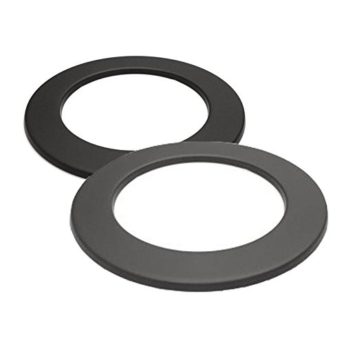 Ofenrohr Rauchrohr Wandrosette 120 grau Senotherm Kaminrohr Rosette Wand von KS24