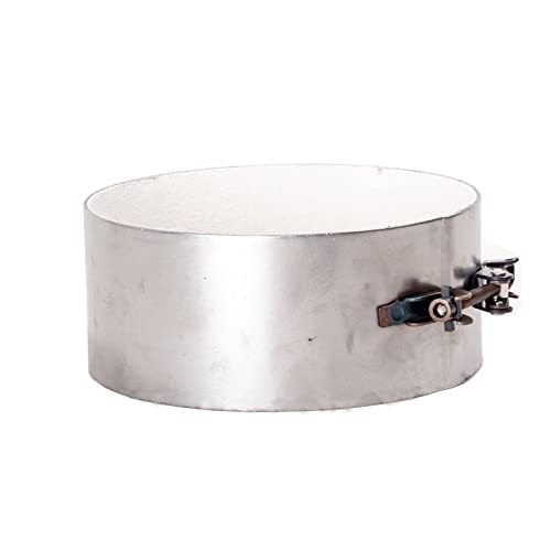 Ofenrohr Rohrschelle Rohrverbinder Verbindungsbridge f. Rauchrohr 120 ø für 2mm Rohr von KS24