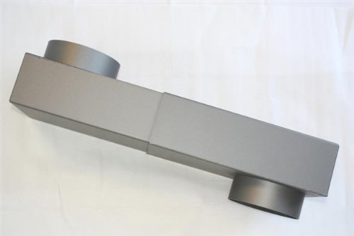 Rauchrohr, Ofenrohr Kastenknie ø150 / 2mm #820 gussgrau hell Rauchrohr, Ofenrohr Kastenknie ø150 / 2mm #820 gussgrau hell von KS24