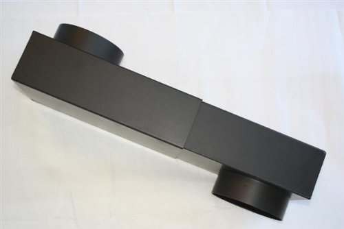 Rauchrohr, Ofenrohr Kastenknie ø150 2mm #310 schwarz metalic Rauchrohr, Ofenrohr Kastenknie ø150 2mm #310 schwarz metalic von KS24