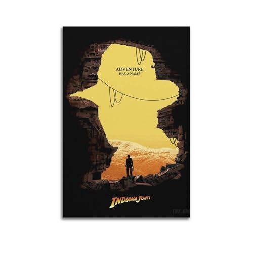 KSAIRHNRHRG Indiana Jones Poster, Wandkunst, Vintage, ästhetisches Poster, dekoratives Gemälde für Wohnzimmer, Schlafzimmer, elegantes Poster, 60 x 90 cm, ungerahmter Stil KSAIRHNRHRG Indiana Jones Poster, Wandkunst, Vintage, ästhetisches Poster, dekoratives Gemälde für Wohnzimmer, Schlafzimmer, elegantes Poster, 60 x 90 cm, ungerahmter Stil von KSAIRHNRHRG