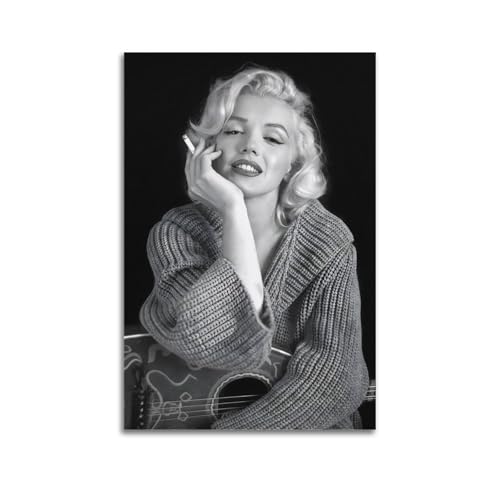 KSAIRHNRHRG Marilyn Monroe Poster, Wandkunst, Cover, Zimmer, Vintage, ästhetisches Poster, dekoratives Gemälde für Wohnzimmer, Schlafzimmer, elegantes Poster, 30 x 45 cm, ungerahmter Stil KSAIRHNRHRG Marilyn Monroe Poster, Wandkunst, Cover, Zimmer, Vintage, ästhetisches Poster, dekoratives Gemälde für Wohnzimmer, Schlafzimmer, elegantes Poster, 30 x 45 cm, ungerahmter Stil von KSAIRHNRHRG