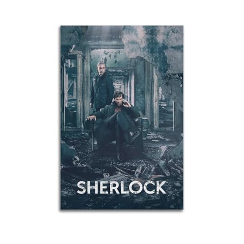 KSAIRHNRHRG Sherlock-Poster, Wandkunst, Vintage, ästhetisches Poster, dekoratives Gemälde für Wohnzimmer, Schlafzimmer, elegantes Poster, 50 x 75 cm, ungerahmter Stil KSAIRHNRHRG Sherlock-Poster, Wandkunst, Vintage, ästhetisches Poster, dekoratives Gemälde für Wohnzimmer, Schlafzimmer, elegantes Poster, 50 x 75 cm, ungerahmter Stil von KSAIRHNRHRG