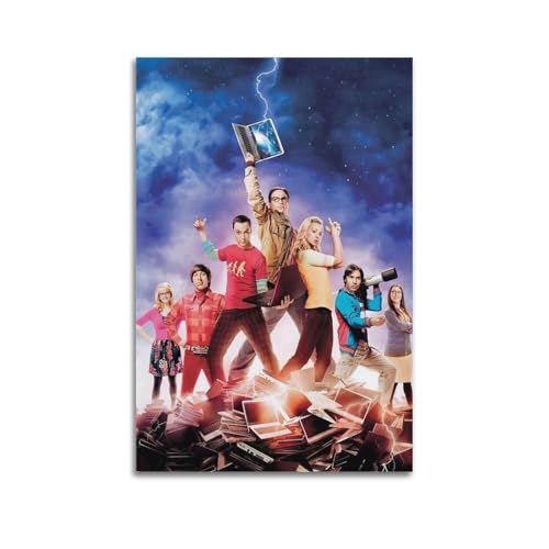 KSAIRHNRHRG The Big Bang Theory Poster, Wandkunst, Cover, Zimmer, Vintage, ästhetisches Poster, dekoratives Gemälde für Wohnzimmer, Schlafzimmer, elegantes Poster, 30 x 45 cm, ungerahmter Stil KSAIRHNRHRG The Big Bang Theory Poster, Wandkunst, Cover, Zimmer, Vintage, ästhetisches Poster, dekoratives Gemälde für Wohnzimmer, Schlafzimmer, elegantes Poster, 30 x 45 cm, ungerahmter Stil von KSAIRHNRHRG