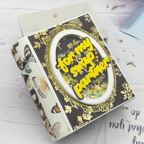 KSCRAFT 2025 März Frühling Metall Stanzformen Schablonen für DIY Scrapbooking Dekorative Prägung DIY Papier Karte (3D-Buch mit Schublade) von KSCRAFT