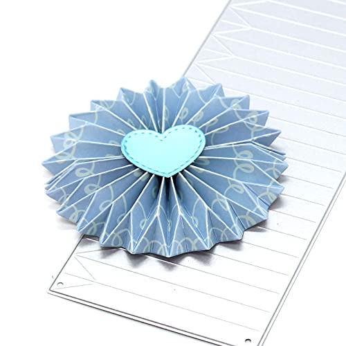 KSCRAFT Diamant-Rosetten-Stanzschablonen aus Metall für DIY Scrapbooking/Fotoalbum, dekorative Prägung, DIY-Papierkarten (mittel) von KSCRAFT
