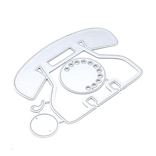 KSCRAFT Metall-Stanzschablonen für Schreibtisch, Telefon, Gedächtnis, Schablonen für DIY, Scrapbooking, Fotoalbum, dekorative Prägung, DIY-Papierkarten von KSCRAFT