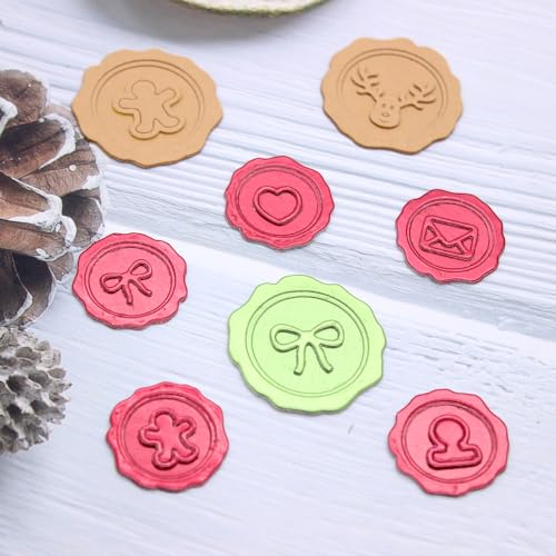 KSCRAFT Weihnachten Wachs Siegel Metall Stanzformen Schablonen für DIY Scrapbooking Dekorative Prägung DIY Papier Karte KSCRAFT Weihnachten Wachs Siegel Metall Stanzformen Schablonen für DIY Scrapbooking Dekorative Prägung DIY Papier Karte von KSCRAFT