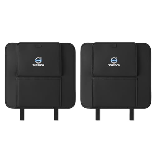 2 Stück Rückenlehnenschutz Auto für Volvo XC40 XC60 XC90 V40 V60 V90 S40 S60 S80 S90 C30 C70, Rücksitzschoner Kick-Matte aus Leder, Autositzschoner Rücklehnenschutz, Wasserdichter Verschleißfest 2 Stück Rückenlehnenschutz Auto für Volvo XC40 XC60 XC90 V40 V60 V90 S40 S60 S80 S90 C30 C70, Rücksitzschoner Kick-Matte aus Leder, Autositzschoner Rücklehnenschutz, Wasserdichter Verschleißfest von KSDJSNA