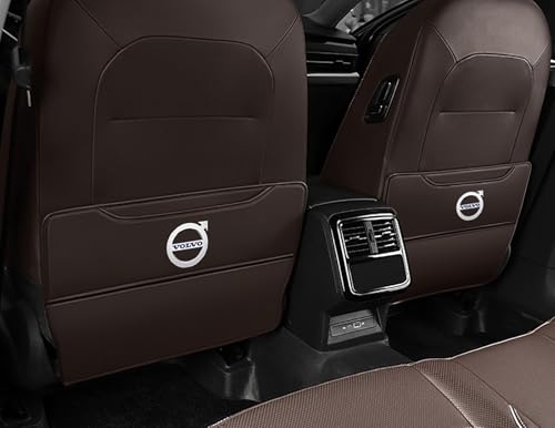 2 Stück Rückenlehnenschutz Auto für Volvo XC40 XC60 XC90 V40 V60 V90 S40 S60 S80 S90 C30 C70, Rücksitzschoner Kick-Matte aus Leder, Autositzschoner Rücklehnenschutz, Wasserdichter Verschleißfest 2 Stück Rückenlehnenschutz Auto für Volvo XC40 XC60 XC90 V40 V60 V90 S40 S60 S80 S90 C30 C70, Rücksitzschoner Kick-Matte aus Leder, Autositzschoner Rücklehnenschutz, Wasserdichter Verschleißfest von KSDJSNA