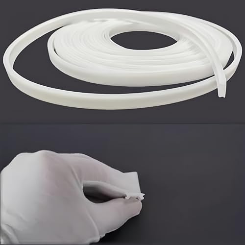 Silikon-LED-Abdeckung, Aluminiumprofil, Silikonk-Diffusor, flexible PC-Lampenschirm-Linie für Lichtleisten, Deckenlampe, Unterschrankabdeckung, austauschbare Installation (16 mm) von KSDLMPA