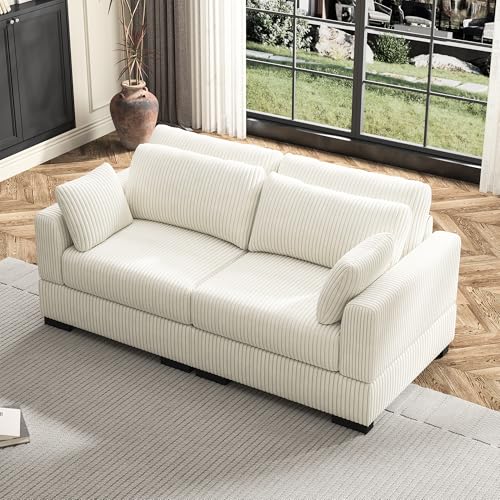 KSFASHZ Kleines 2-Sitzer-Sofa, modulares Lounge-Sofa, 2-Sitzer, Sofa2-Sitzer, klein, beige, Zweisitzer, Sofa2-Sitzer, Relax, SofaRelax 2-Sitzer, einfache Montage KSFASHZ Kleines 2-Sitzer-Sofa, modulares Lounge-Sofa, 2-Sitzer, Sofa2-Sitzer, klein, beige, Zweisitzer, Sofa2-Sitzer, Relax, SofaRelax 2-Sitzer, einfache Montage von KSFASHZ