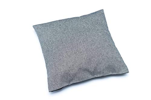 KISSENBEZÜGE PASSEND ZU UNSEREN Premium RAFFROLLOS Weiss Natur Sand ANTHRAZIT SCHOKOLADEN BRAUN Cappuccino Blumen Flower GRAU (anthrazit, 40x40 cm) von KSHANDEL24