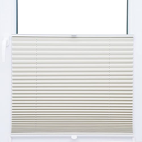 Thermo Black Out PLISSEE 130x150 cm FALTROLLO BEIGE METALLIC 100% VERDUNKELND - MEGA Auswahl - Thermo Black Out PLISSEE 130x150 cm FALTROLLO BEIGE METALLIC 100% VERDUNKELND - MEGA Auswahl - von KSHANDEL24