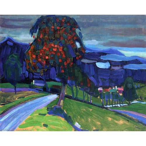 KSHAO ATHQW Berühmte Vassily Kandinsky Wandkunst Murnau Herbst Poster Wassily Kandinsky Leinwand Malerei Porträtdrucke für Wohnkultur Bild 70x50cmx1 Kein Rahmen KSHAO ATHQW Berühmte Vassily Kandinsky Wandkunst Murnau Herbst Poster Wassily Kandinsky Leinwand Malerei Porträtdrucke für Wohnkultur Bild 70x50cmx1 Kein Rahmen von KSHAO ATHQW