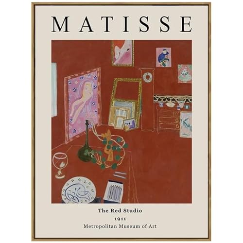 KSHAO ATHQW Henri Matisse Wandkunst Matisse 《Das rote Studio》 Poster Moderne Leinwandmalerei Matisse Drucke Für Wohnzimmer Dekor Wandbild 30x40cm Kein Rahmen KSHAO ATHQW Henri Matisse Wandkunst Matisse 《Das rote Studio》 Poster Moderne Leinwandmalerei Matisse Drucke Für Wohnzimmer Dekor Wandbild 30x40cm Kein Rahmen von KSHAO ATHQW