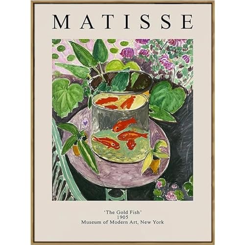 KSHAO ATHQW Henri Matisse Wandkunst Matisse 《Der goldene Fisch》 Poster Moderne Leinwandmalerei Matisse Drucke Für Wohnzimmer Dekor Wandbild 30x40cm Kein Rahmen KSHAO ATHQW Henri Matisse Wandkunst Matisse 《Der goldene Fisch》 Poster Moderne Leinwandmalerei Matisse Drucke Für Wohnzimmer Dekor Wandbild 30x40cm Kein Rahmen von KSHAO ATHQW
