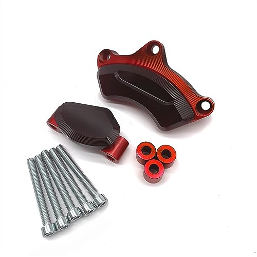 KSHSAA Für BMW S1000RR S1000R 2020 2021 2022 2023 Motorrad Motor Schutz Rahmen Slider Stator Abdeckung Schutz CNC Aluminium Crash-Pad (Farbe : Rot), YQJXYIG von KSHSAA