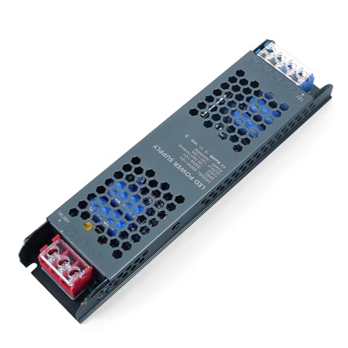 KSIBNW Transformator 220 V auf 12 V, AC 220 V auf DC 12 V 25 A 300 W LED-Treiber, extra dünn, Schaltnetzteil, konstante Spannung, Niederspannungs-Treiber für LED-Streifen von KSIBNW