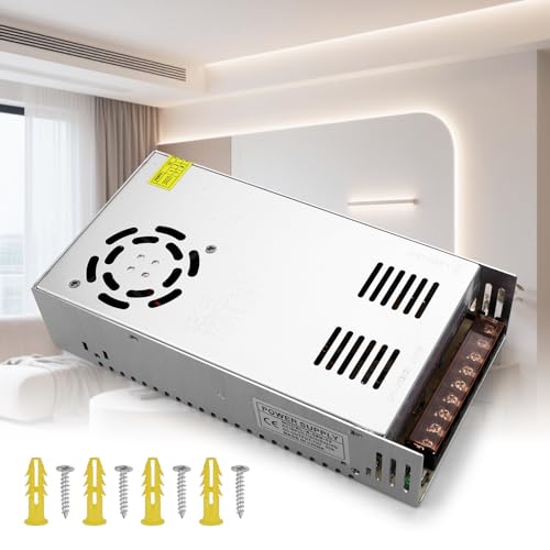 KSIBNW 12V Netzteil 360W Trafo Transformator, Netzteil Treiber DC 12V 30A 360W Schalternetzteil AC 230V auf DC 12Volt Adapter 110V/230V Spannungswandler Schaltwandler für LED Streifen von KSIBNW