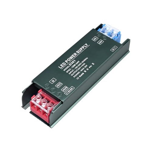KSIBNW 24V Netzteil 12W LED Trafo, Transformator 230V auf 24V Schaltnetzteil Adapter Treibe kein Flimmern Konstantspannung Niedervolttrafo für LED Lichtstreifen, AC 230Volt auf DC 24Volt 0,5A 12W von KSIBNW