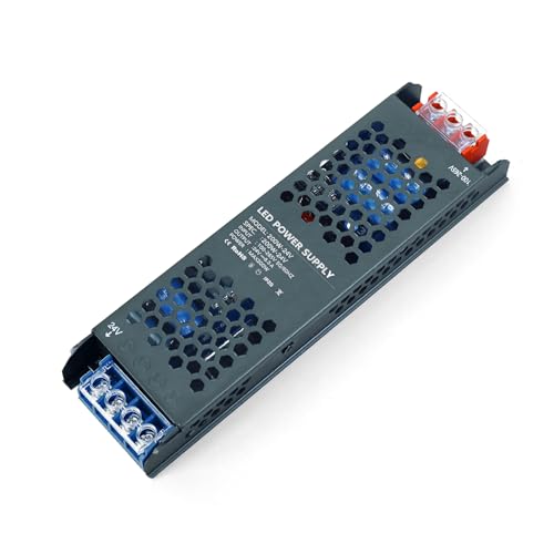 KSIBNW 24V Trafo LED 200W Netzteil Transformator AC 230V auf DC 24V Treiber Schaltnetzteil Kompakter Extrem Dünner Konstantspannung Niedervolttrafo für Lichtstreifen von KSIBNW