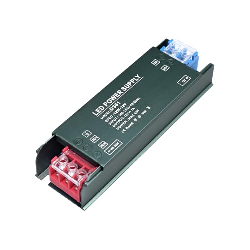 KSIBNW Netzteil 12V 1A 12W LED Trafo, Transformator 230V auf 12V Extra Dünn Treiber Netzteil Adapter Schalt Niedervolttrafo Schaltnetzteil für LED Streifen, AC 230Volt auf DC 12Volt 1A 12W von KSIBNW