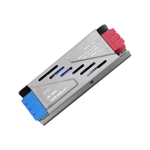 KSIBNW 24V 150W LED Trafo 230V auf 24V Transformator, 24V LED Treiber Schaltnetzteil Adapte Extra Dünn Netzteil für LED-Streifen Lampen Strahler Lichtbänder, AC 230V to DC 24V 6,25A 150W von KSIBNW