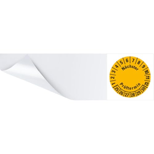KSIGN Kabelprüfplakette Nächster Prüftermin 25-30,gelb,Folie,selbstklebend,95x25mm,60/Heft KSIGN Kabelprüfplakette Nächster Prüftermin 25-30,gelb,Folie,selbstklebend,95x25mm,60/Heft von KSIGN
