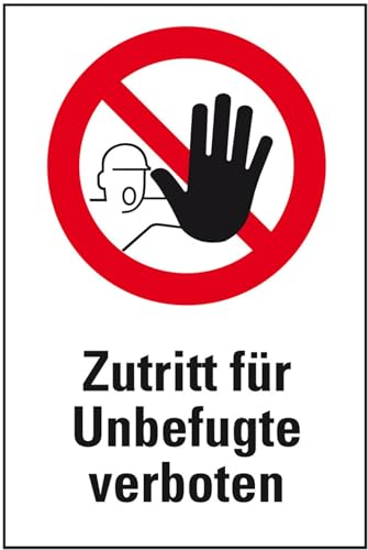 KSIGN Verbots-Kombischild Zutritt für Unbefugte verboten, ASR/DIN, Aluminium, 300x400mm KSIGN Verbots-Kombischild Zutritt für Unbefugte verboten, ASR/DIN, Aluminium, 300x400mm von KSIGN