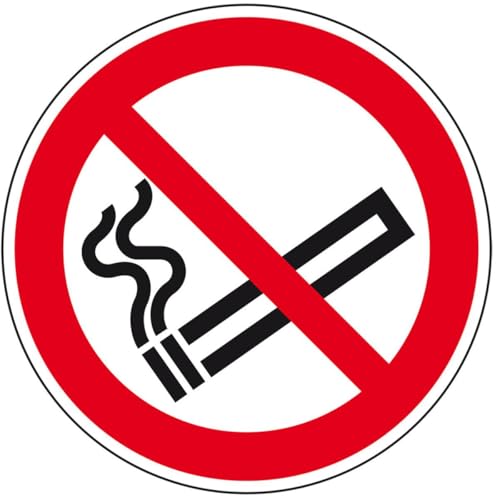 KSIGN Verbotsschild Rauchen verboten, Folie, selbstklebend, Ø 200mm, ASR A1.3, DIN EN ISO 7010 P002 KSIGN Verbotsschild Rauchen verboten, Folie, selbstklebend, Ø 200mm, ASR A1.3, DIN EN ISO 7010 P002 von KSIGN