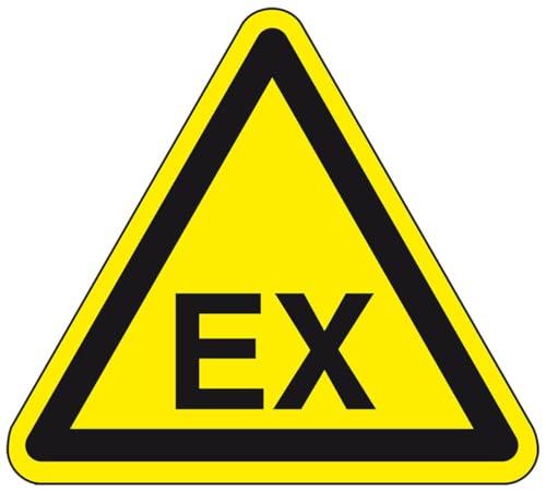 KSIGN Warnschild Warnung vor explosionsfähiger Atmosphäre, Folie, SL 200mm, ASR A1.3, DIN 4844 D-W021 KSIGN Warnschild Warnung vor explosionsfähiger Atmosphäre, Folie, SL 200mm, ASR A1.3, DIN 4844 D-W021 von KSIGN
