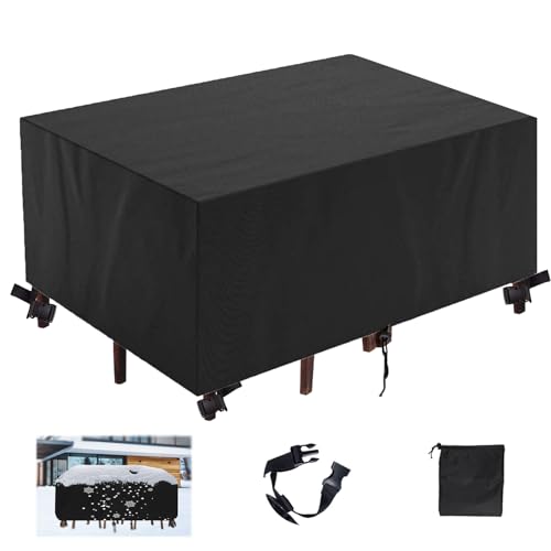 KSITH- Fly Abdeckung Gartenmöbel,Wasserdicht Schwerlast 420D Oxford Gewebe Schutzhülle,Rechteckig UV-Beständiges Schutzhülle für Gartentisch Sitzgruppe-Black|| 110x110x85cm/43x43x33in KSITH- Fly Abdeckung Gartenmöbel,Wasserdicht Schwerlast 420D Oxford Gewebe Schutzhülle,Rechteckig UV-Beständiges Schutzhülle für Gartentisch Sitzgruppe-Black|| 110x110x85cm/43x43x33in von KSITH- Fly