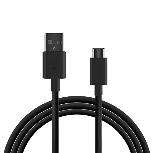 KSIX smart your tech 1 m Kabel, USB und USB Typ C Stecker, Schwarz von KSIX smart your tech