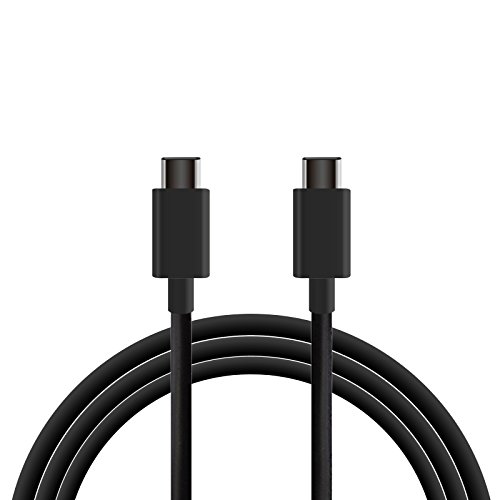 KSIX smart your tech 1 m USB Typ C und USB Typ C Stecker, schwarz von KSIX smart your tech