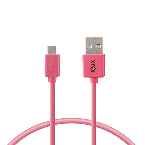 Ksix bxcusb03 – Daten- und Ladekabel Micro USB-Kabel 1 Meter für Smartphone, Rosa Ksix bxcusb03 – Daten- und Ladekabel Micro USB-Kabel 1 Meter für Smartphone, Rosa von KSIX smart your tech
