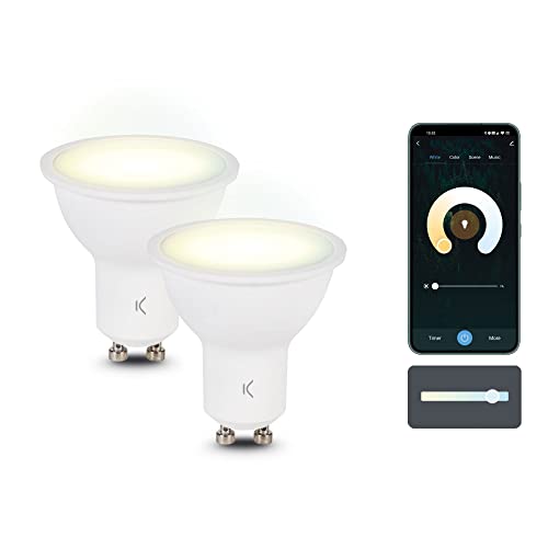 SMARTLED BOMBILLA INTELIGENTE 5.5W GU10 CCT KSIX PACK 2 von KSIX smart your tech