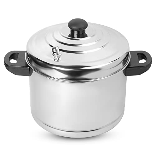 KSJONE Edelstahl Idli Kocher mit Pfeifenanzeige, Induktions- und Gasherd kompatibel Idli Maker, Lebensmittelqualität 6 Idli Platten für Herd, Elektro-Topf, Insta Pot - Macht bis zu 24 Idlis KSJONE Edelstahl Idli Kocher mit Pfeifenanzeige, Induktions- und Gasherd kompatibel Idli Maker, Lebensmittelqualität 6 Idli Platten für Herd, Elektro-Topf, Insta Pot - Macht bis zu 24 Idlis von KSJONE