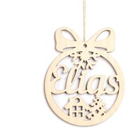 Personalisierte Weihnachtskugel Mit Namen Aus Holz, Weihnachten Weihnachtsbaum Weihnachtsbaumkugel, Geschenk, Ornament Personalisierte Weihnachtskugel Mit Namen Aus Holz, Weihnachten Weihnachtsbaum Weihnachtsbaumkugel, Geschenk, Ornament von KSLaserart