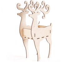 Rentier Aus Holz, Dekorentier Für Weihnachtsgeschenke Weihnachten Deko von KSLaserart