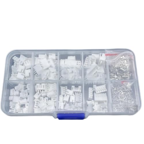 KSOPUERT 320 Stück JST PH2.0 und XH2.54 Steckverbinder Kits 2/3/4/5 poliger Adapterstecker mit Anschlussdrähten, Kabeln, Buchsenleisten Drahtverbinder Kit KSOPUERT 320 Stück JST PH2.0 und XH2.54 Steckverbinder Kits 2/3/4/5 poliger Adapterstecker mit Anschlussdrähten, Kabeln, Buchsenleisten Drahtverbinder Kit von KSOPUERT