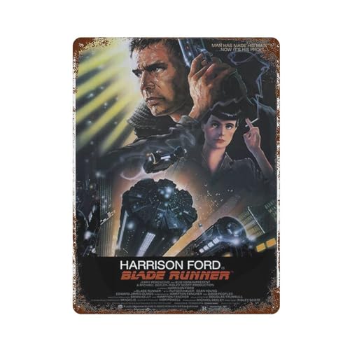 KSOXDAITIP Blade Runner Filmposter, Wanddekoration, Kunst, Metallblechposter, moderne Heimdekoration, Kunst, Metallposter, Hausbar, Laden, Dekorationen, Vintage-Schild, Geschenk, 39,9 x 30 cm KSOXDAITIP Blade Runner Filmposter, Wanddekoration, Kunst, Metallblechposter, moderne Heimdekoration, Kunst, Metallposter, Hausbar, Laden, Dekorationen, Vintage-Schild, Geschenk, 39,9 x 30 cm von KSOXDAITIP
