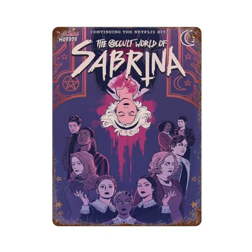 KSOXDAITIP Chilling Adventures of Sabrina TV-Serien-Poster, Wanddekoration, Kunst, Metallblech-Poster, moderne Heimdekoration, Kunst, Metallposter, Hausbar, Laden, Dekorationen, Vintage-Schild, KSOXDAITIP Chilling Adventures of Sabrina TV-Serien-Poster, Wanddekoration, Kunst, Metallblech-Poster, moderne Heimdekoration, Kunst, Metallposter, Hausbar, Laden, Dekorationen, Vintage-Schild, von KSOXDAITIP
