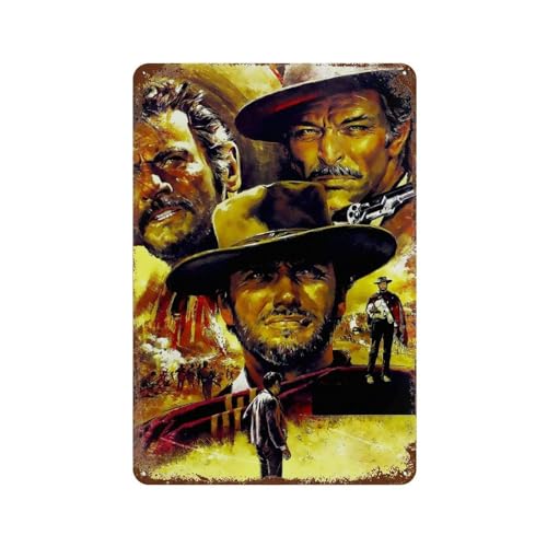 KSOXDAITIP Filmposter "The Good, The Bad And The Ugly", Wanddekoration, Kunst, Metallblechposter, moderne Heimdekoration, Kunst, Metallposter, Hausbar, Laden, Dekorationen, Vintage-Schild, Geschenk, KSOXDAITIP Filmposter "The Good, The Bad And The Ugly", Wanddekoration, Kunst, Metallblechposter, moderne Heimdekoration, Kunst, Metallposter, Hausbar, Laden, Dekorationen, Vintage-Schild, Geschenk, von KSOXDAITIP