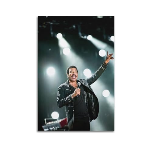 KSOXDAITIP Sänger-Poster, Motiv: Lionel Richie, dekoratives Gemälde, Leinwand, Wandposter und Kunstdruck, modernes Familienschlafzimmer-Dekor-Poster, 40 x 60 cm von KSOXDAITIP