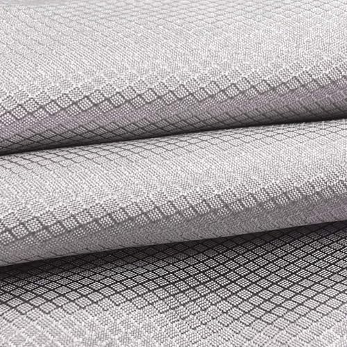Faraday Stoff EMF Schutzkleidung Faraday Taschen, EMF Abschirmgewebe Gewebe EMI RFID Abschirmung Kupfer Nickel Leitfähiges Tuch für Tasche/Geräteabdeckung Strahlung Computer,silver-10x1.1m von KSQP