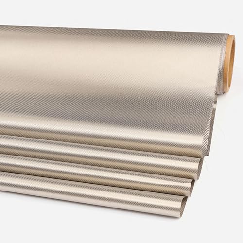 KSQP EMF Abschirmgewebe Strahlenschutz Faraday EMI RFID Abschirmgewebe Blocker Signal Block-Leitendes Gewebe Absorbiert EMF EMI für Tasche/Geräteabdeckung Strahlung Computer,silver-8x1.1m KSQP EMF Abschirmgewebe Strahlenschutz Faraday EMI RFID Abschirmgewebe Blocker Signal Block-Leitendes Gewebe Absorbiert EMF EMI für Tasche/Geräteabdeckung Strahlung Computer,silver-8x1.1m von KSQP