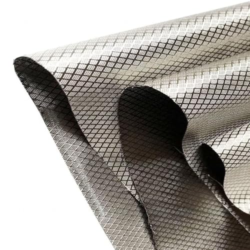 KSQP Faraday Stoff EMF Schutzkleidung Faraday Taschen, EMF Abschirmgewebe Gewebe Signal Block-Leitendes Gewebe Absorbiert EMF EMI Mikrowellen-Kartenbeutel-Elektronische Produkte,silver-2x1.1m KSQP Faraday Stoff EMF Schutzkleidung Faraday Taschen, EMF Abschirmgewebe Gewebe Signal Block-Leitendes Gewebe Absorbiert EMF EMI Mikrowellen-Kartenbeutel-Elektronische Produkte,silver-2x1.1m von KSQP