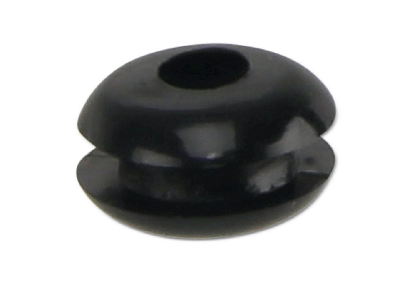 KSS Kabeldurchfuhr KSS Kabeldurchführungstülle PVC, schwarz, Plattenstärke 1,7, Loch-Ø 3 von KSS