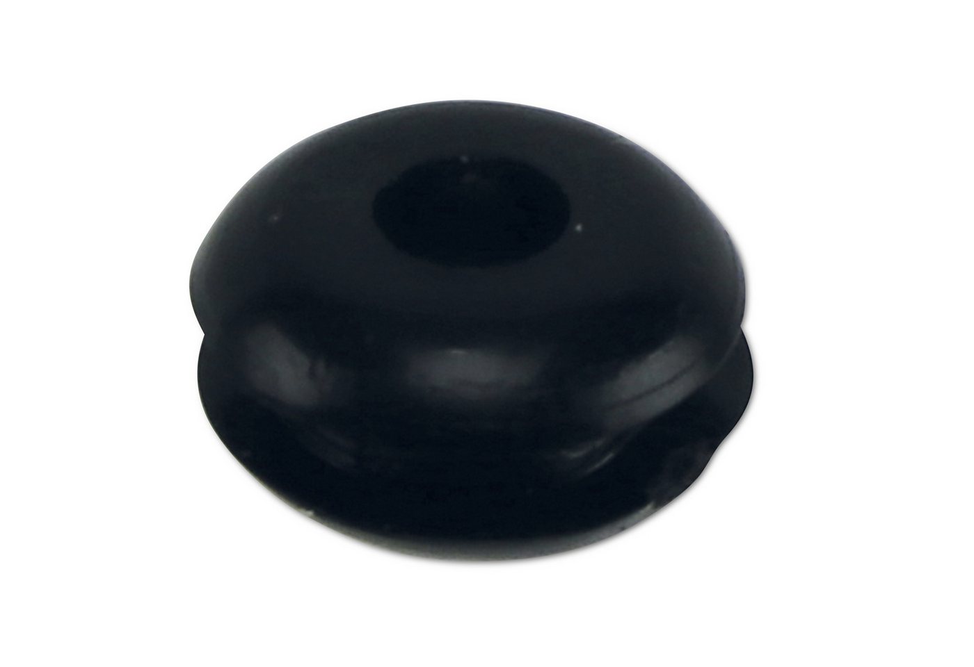 KSS Kabeldurchfuhr KSS Kabeldurchführungstülle PVC, schwarz, Plattenstärke 1,7, Loch-Ø 3 von KSS